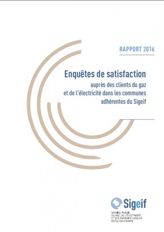 Enquêtes de satisfaction 2016