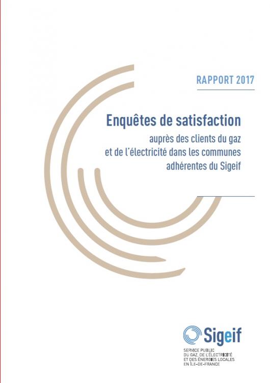 Enquêtes de satisfaction 2017