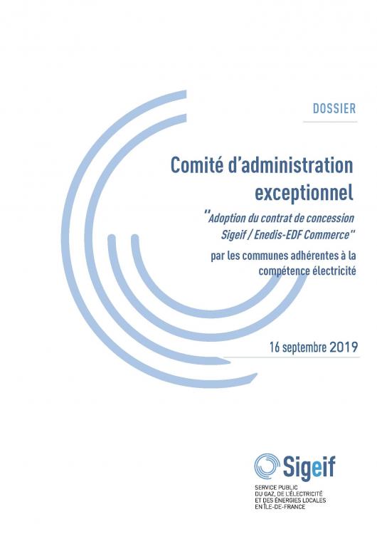 PV COMITÉ DU 16 SEPTEMBRE 2019