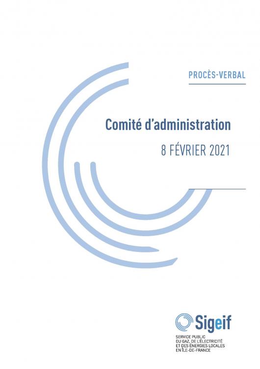 PV COMITÉ DU 08 FÉVRIER 2021