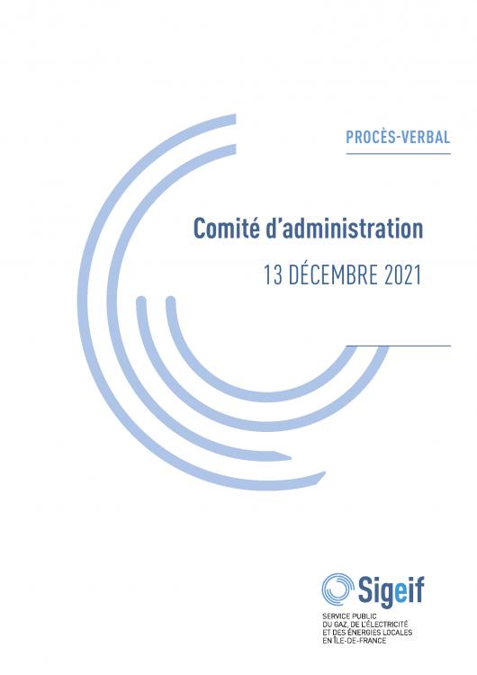 PV COMITÉ DU 13.12.2021