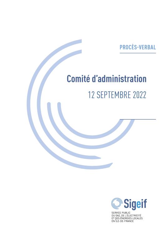  PV COMITÉ DU 12 SEPTEMBRE 2022