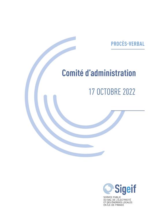  PV COMITÉ DU 17 OCTOBRE 2022