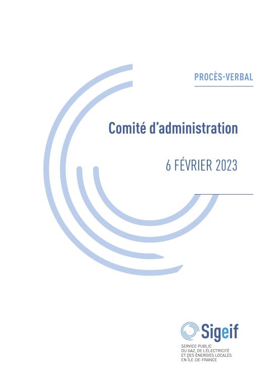 PV COMITÉ DU 6 FÉVRIER 2023