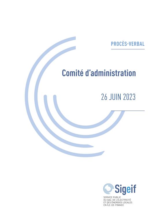 PV COMITÉ DU 26 JUIN 2023