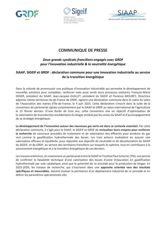 CP SIAAP SIGEIF GRDF
