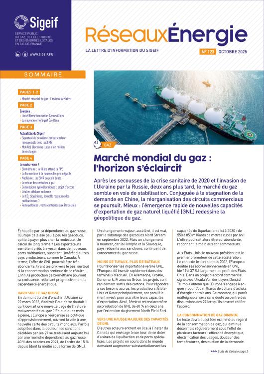 RÉSEAUX ÉNERGIE N°123 - OCTOBRE 2025